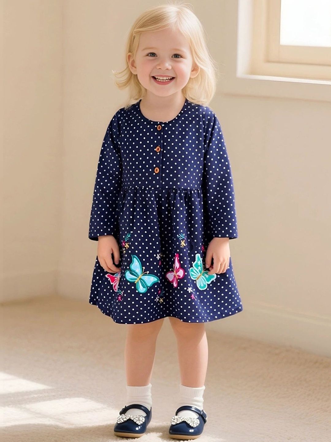 LULU & SKY Girls Printed Nightdress-image-46