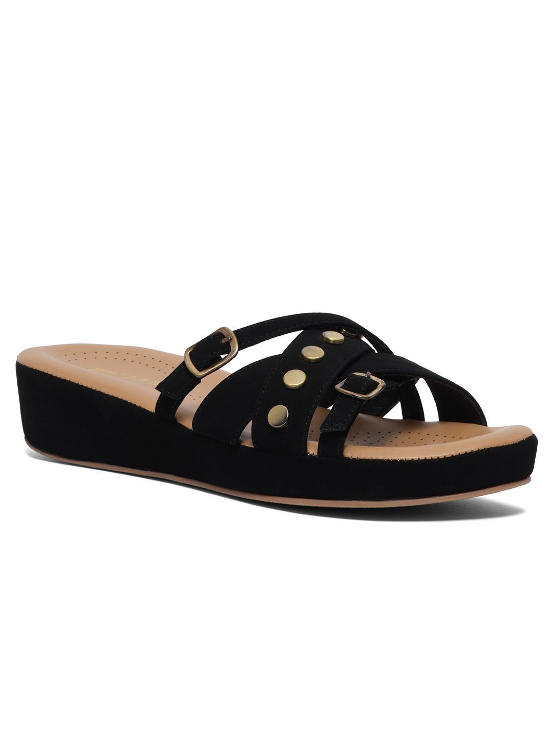 ERIDANI Women Open Toe Flats with Buckles-image-35