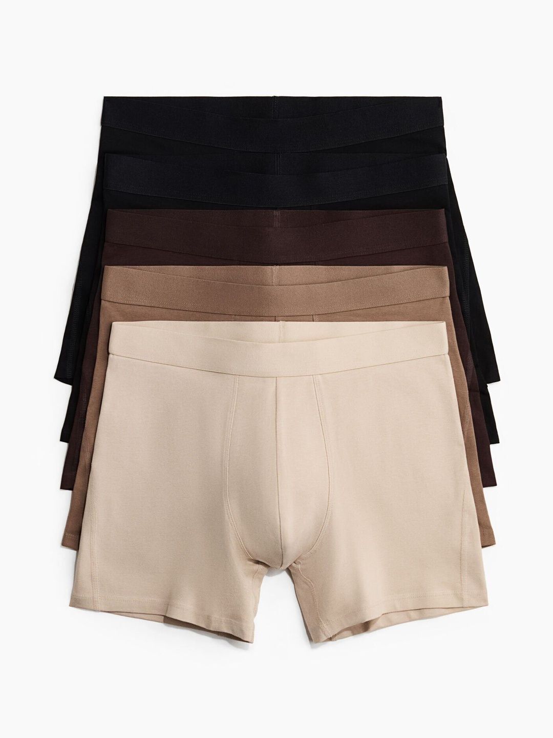 H&M 5-pack mid trunks with Lycra-picture-53