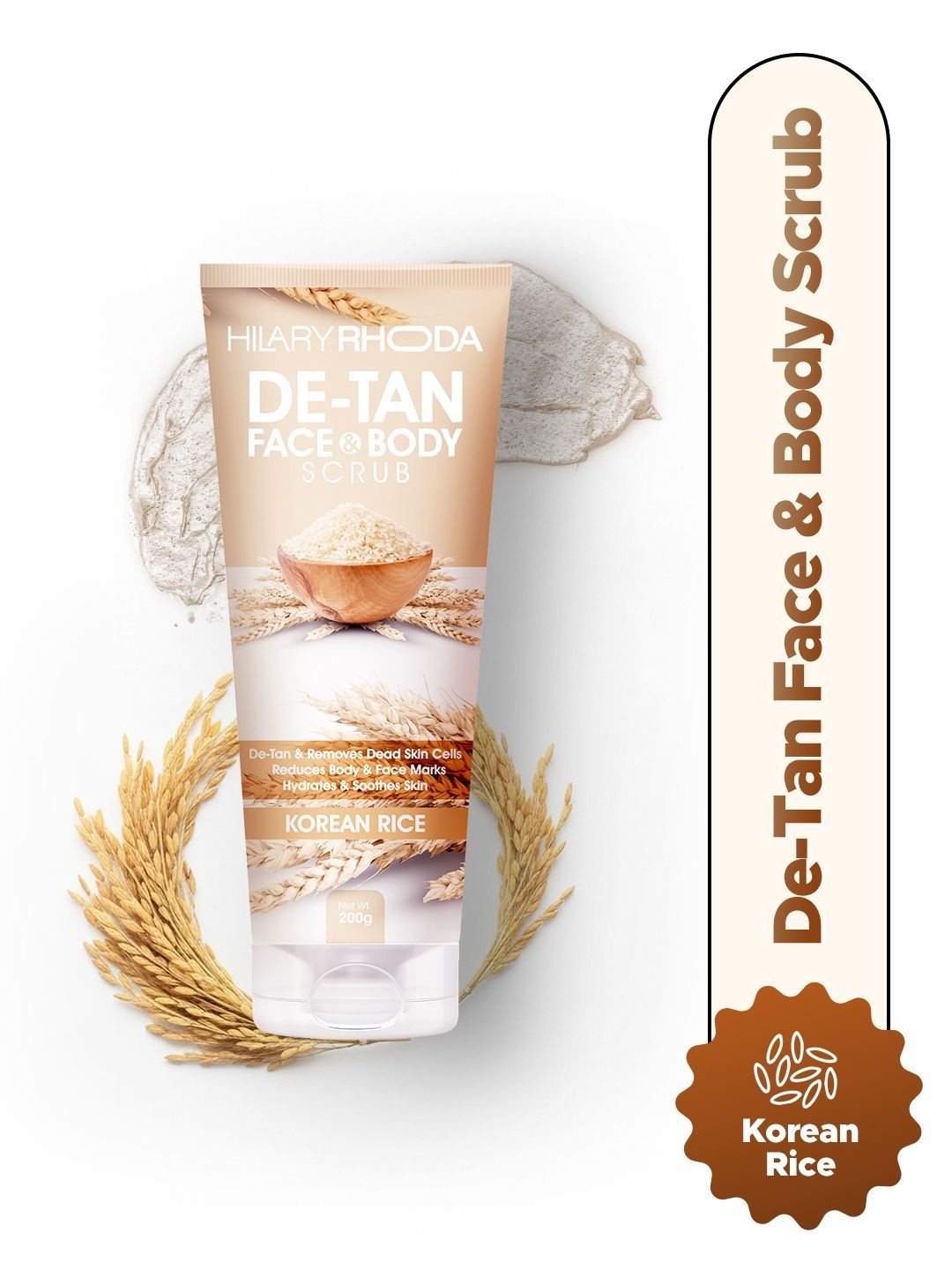Hilary Rhoda De-Tan Face & Body Scrub- 200 g-picture-14