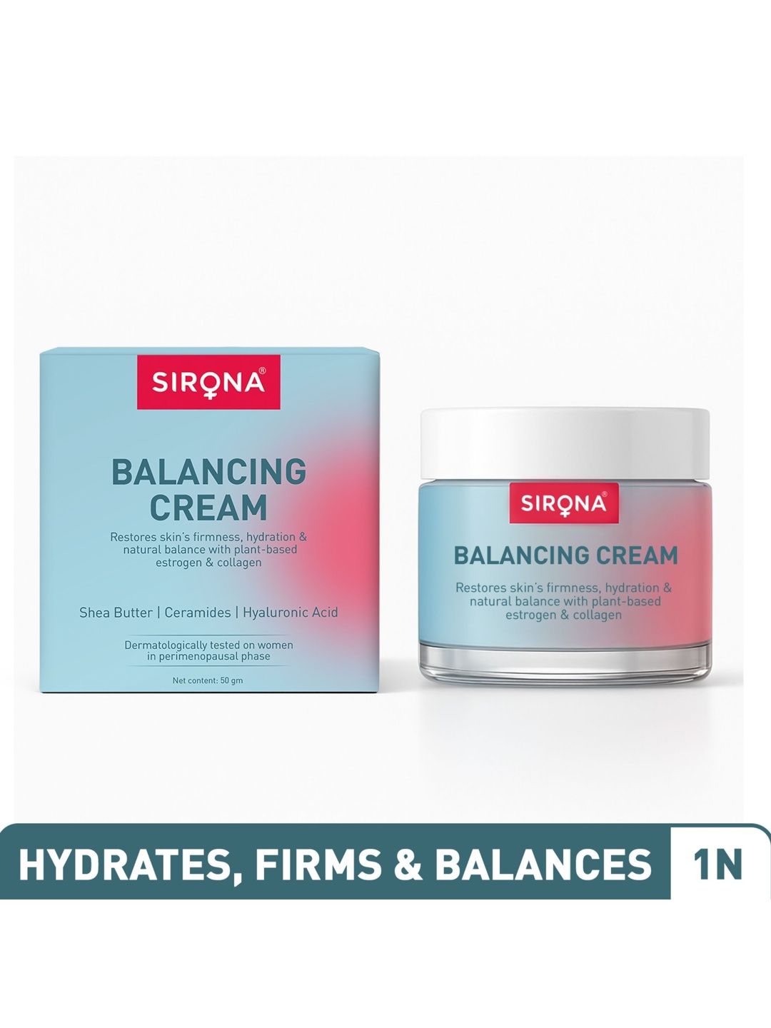 Sirona Natural Face & Body Skin Balancing Cream