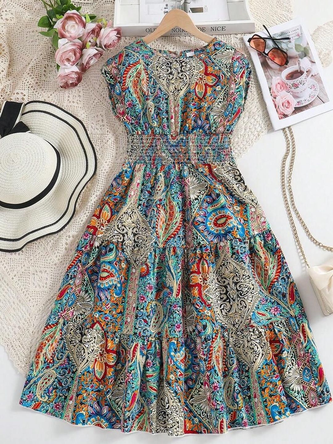 BAESD Floral Print Maxi Dress-picture-39