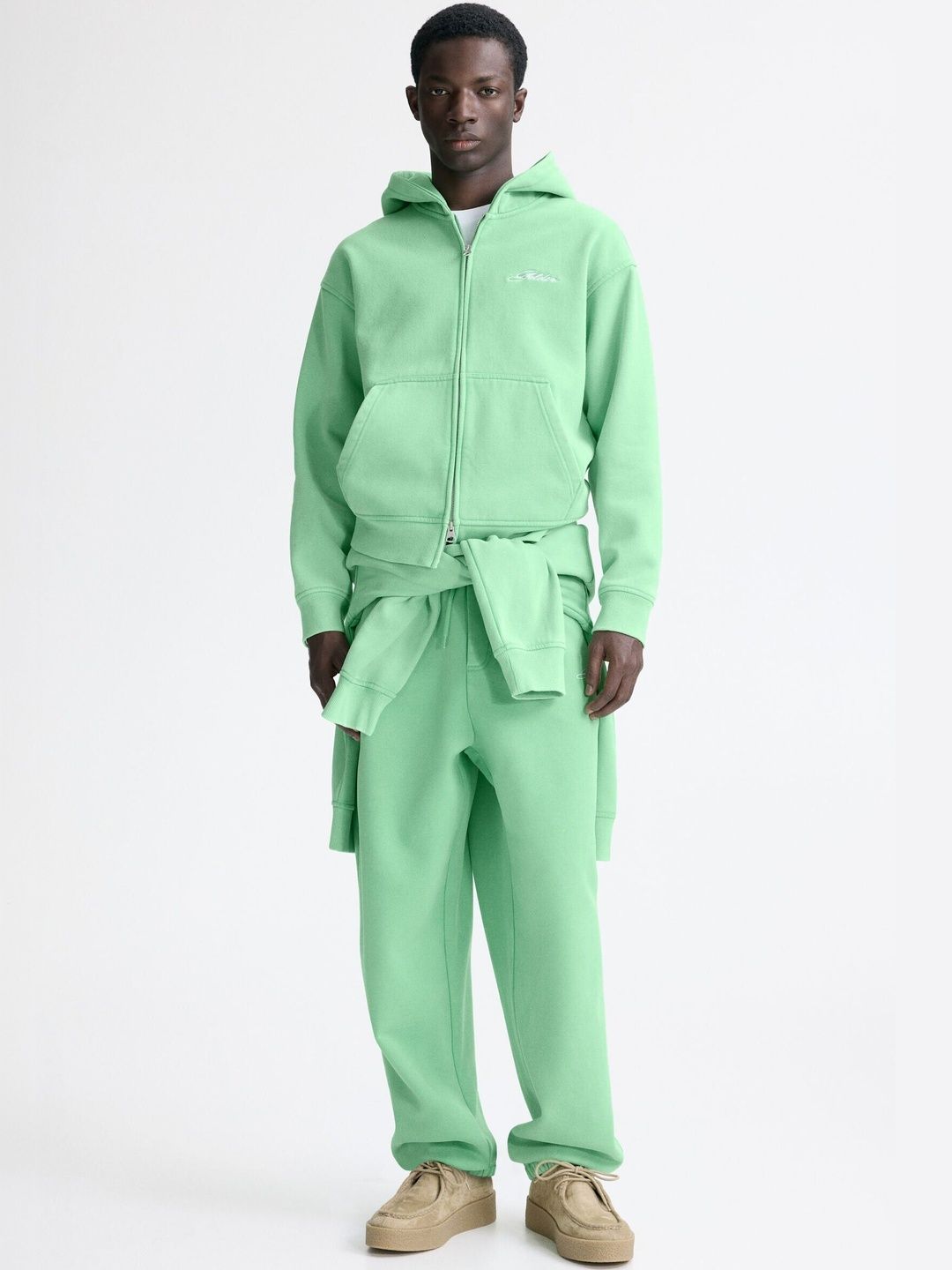 H&M Loose Fit Boxy Zip-Through Hoodie-picture-42