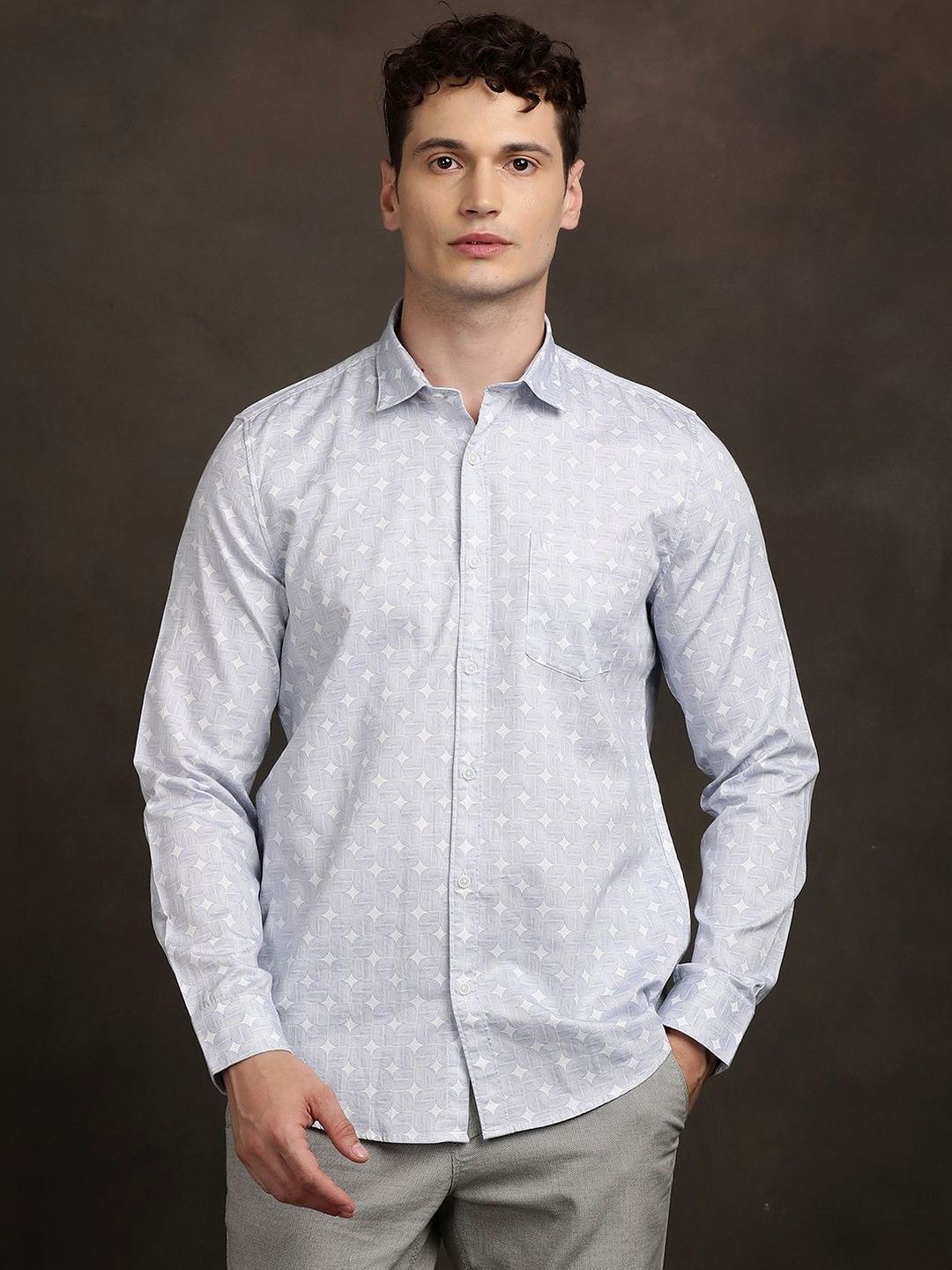 Turtle Men Relaxed Slim Fit Printed Casual Shirt-picture-12