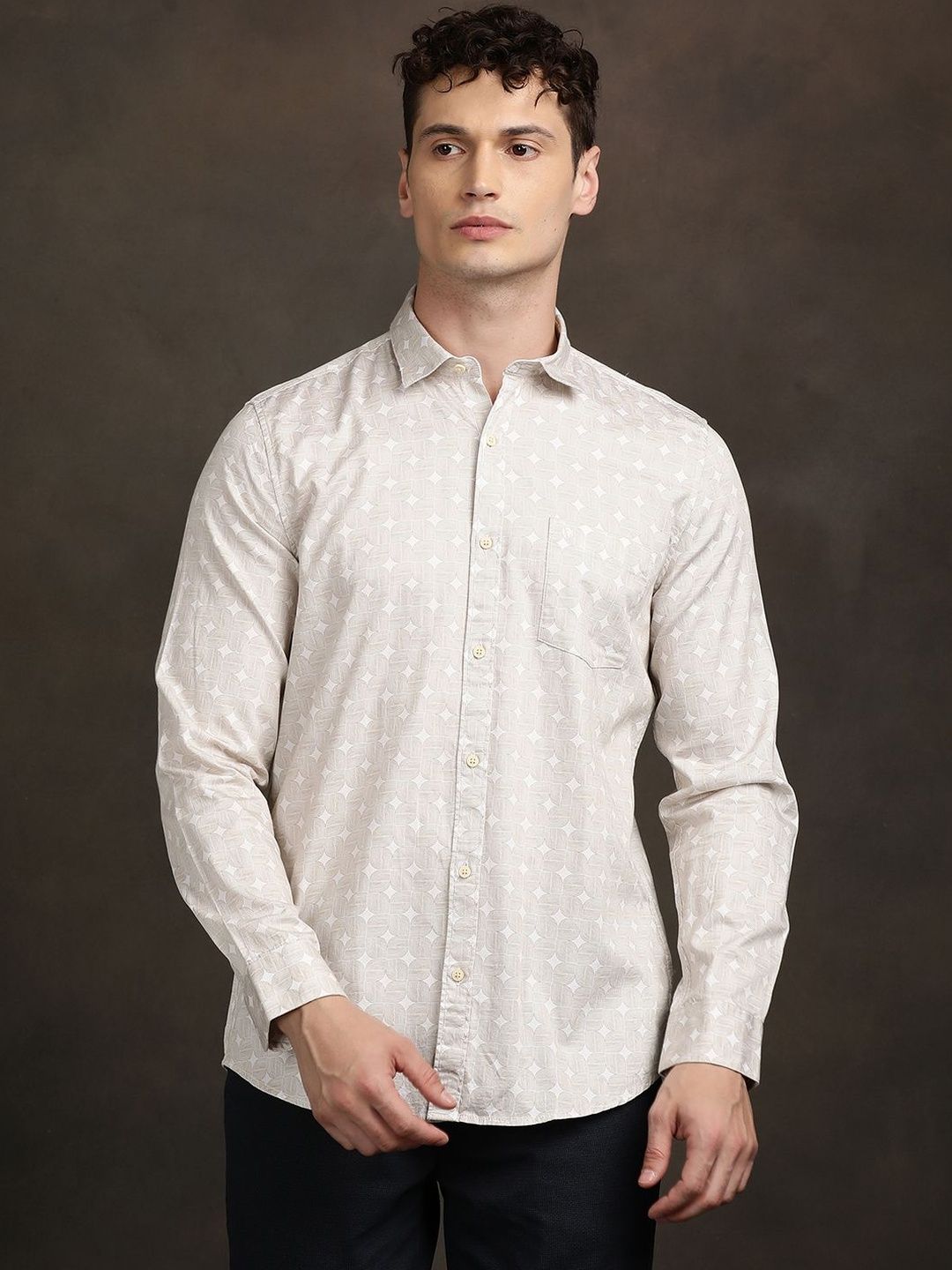 Turtle Men Relaxed Slim Fit Printed Casual Shirt-picture-13