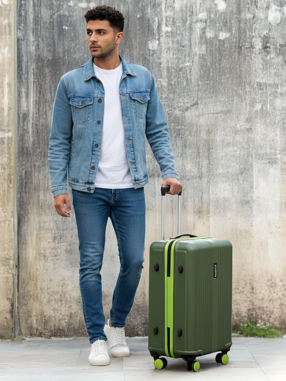 Roadster Textured Hard Medium Suitcase Trolley Bag- 51-100L-picture-12
