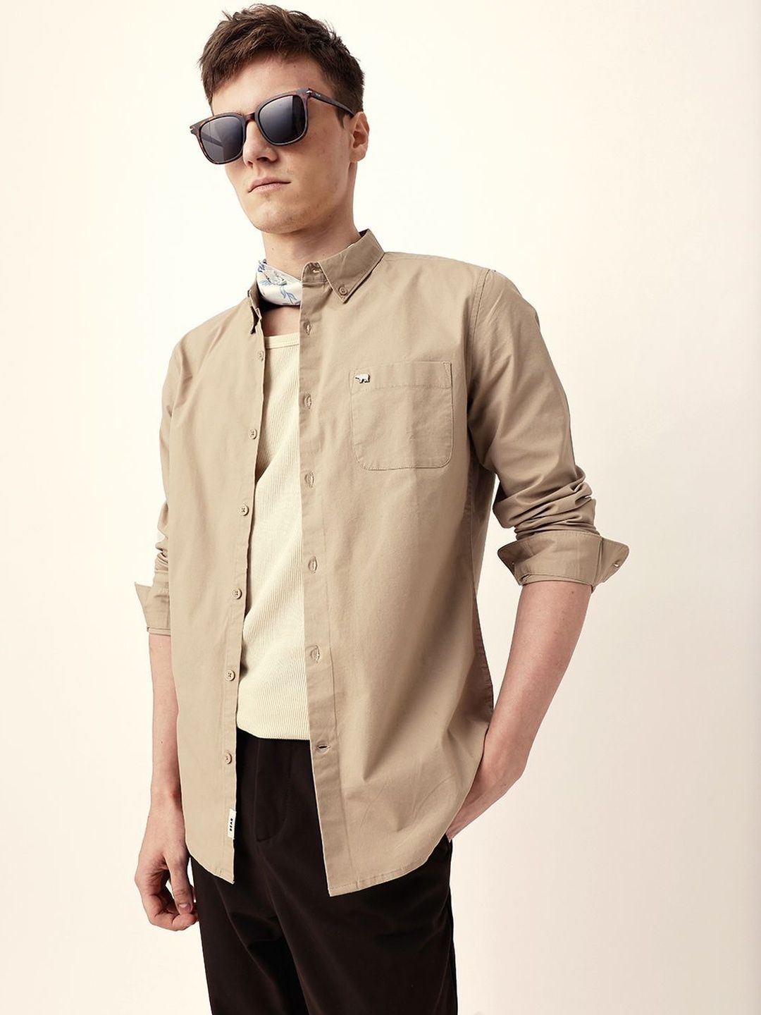 THE BEAR HOUSE Men Slim Fit Casual Shirt-picture-24