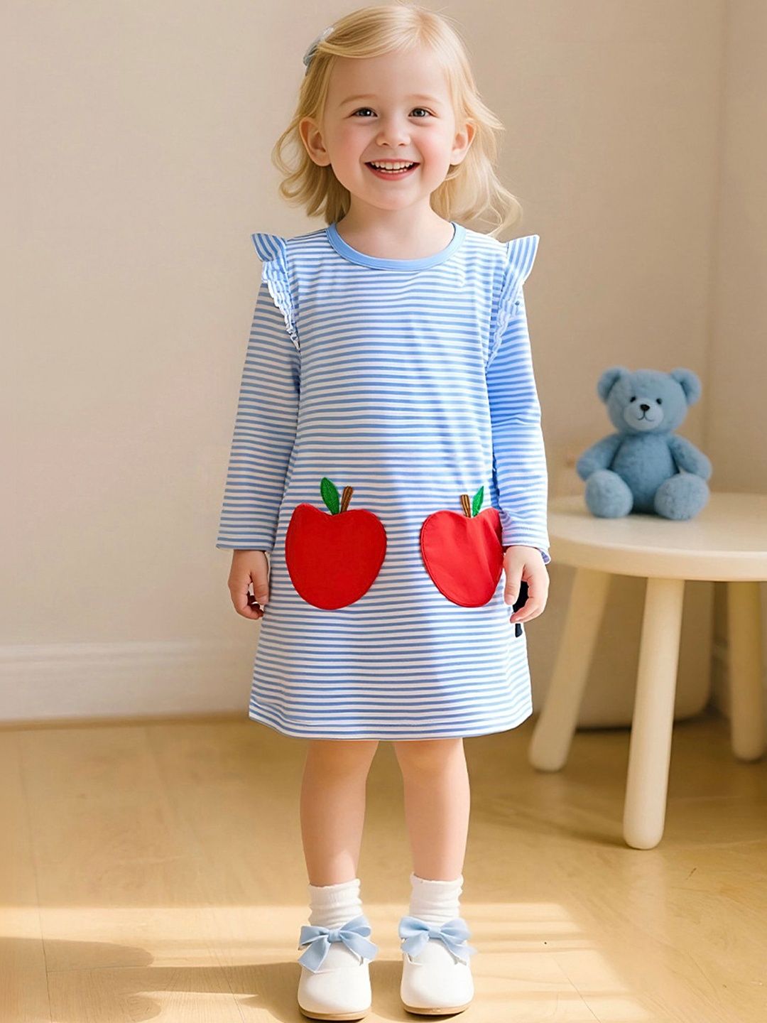 LULU & SKY Girls Striped Nightdress-picture-23