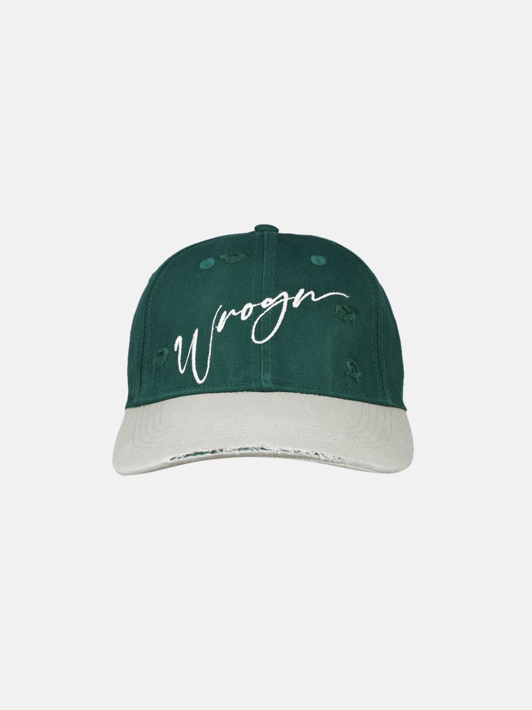 WROGN Unisex Colourblocked Cotton Baseball Cap-image-12