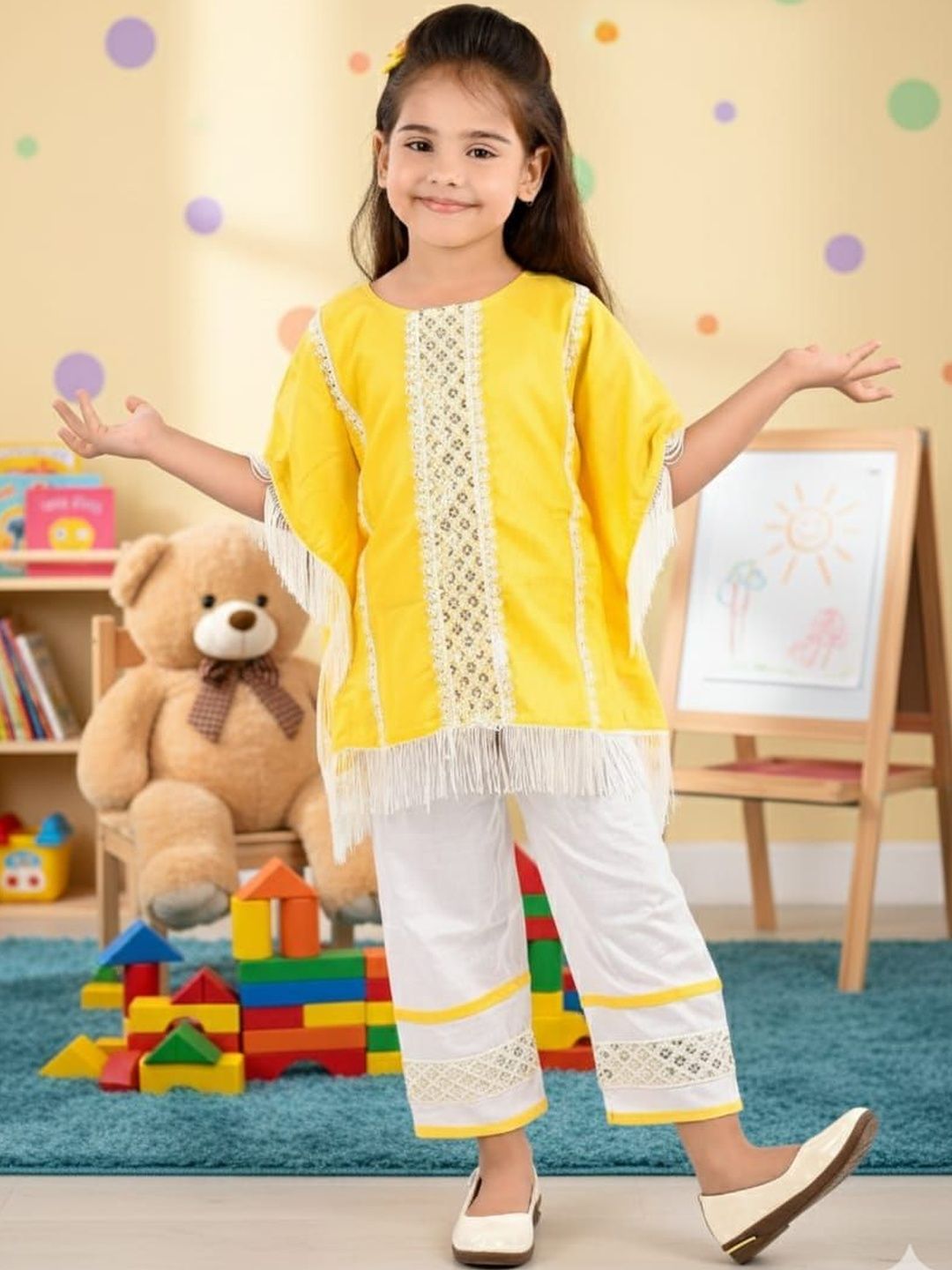 NEW GEN Girls Embellished Tunic with Palazzos-image-12