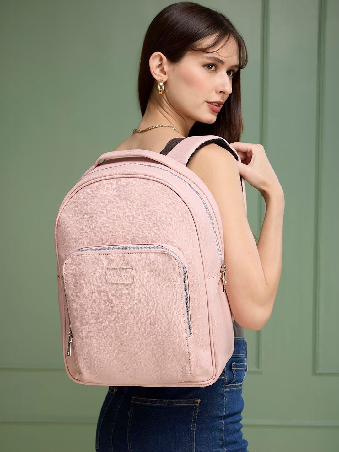 Caprese Women Brand Logo Backpack-picture-45