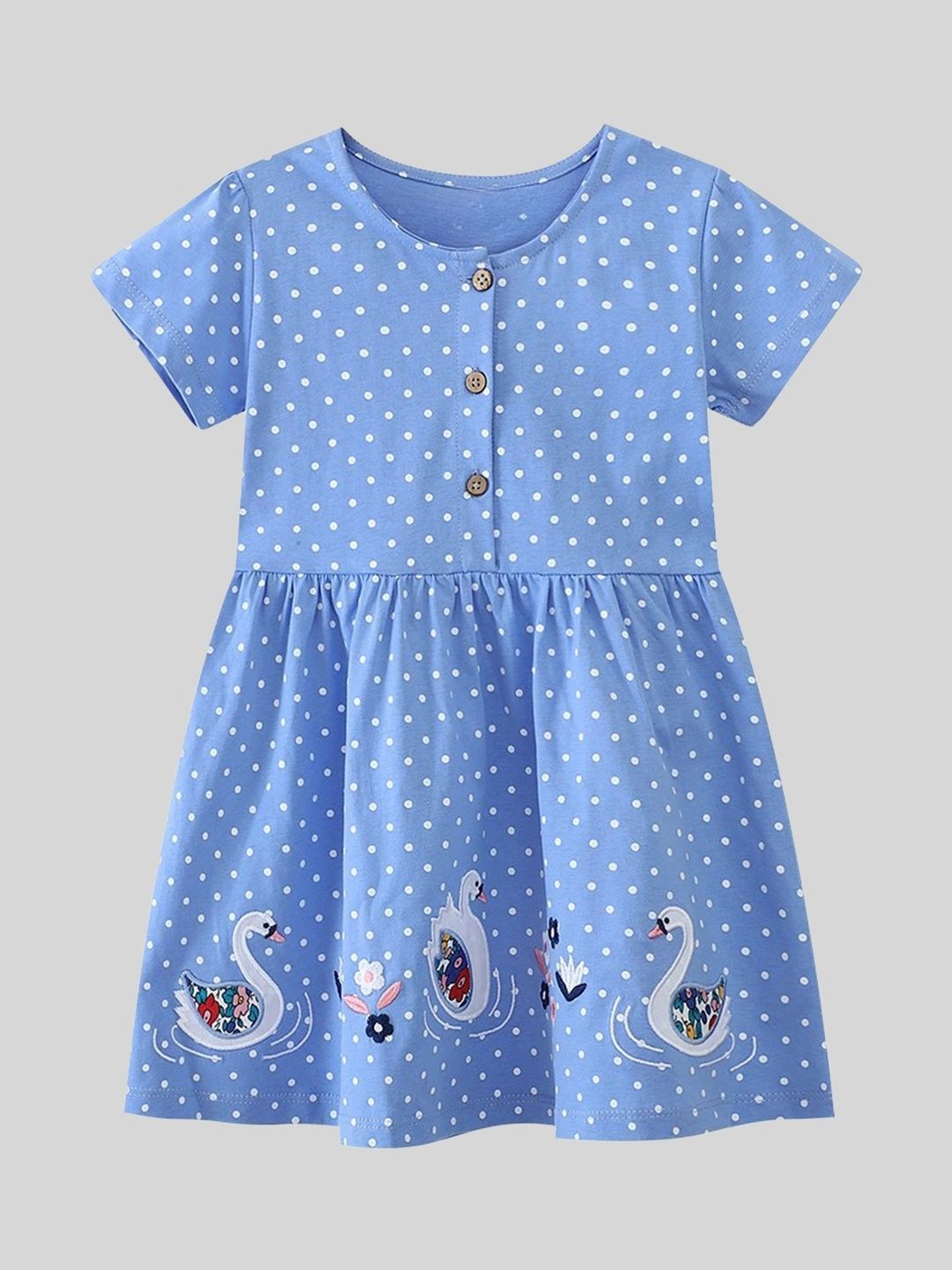 LULU & SKY Girls Printed Nightdress-image-41