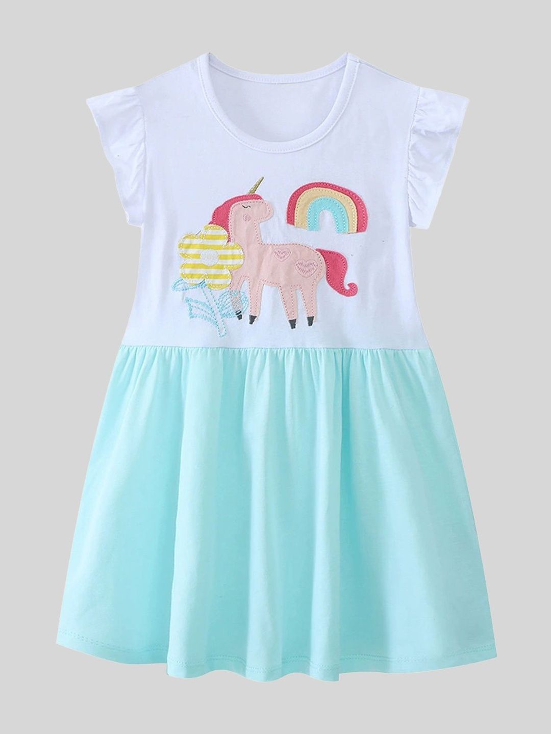 LULU & SKY Girls Printed Nightdress-image-39