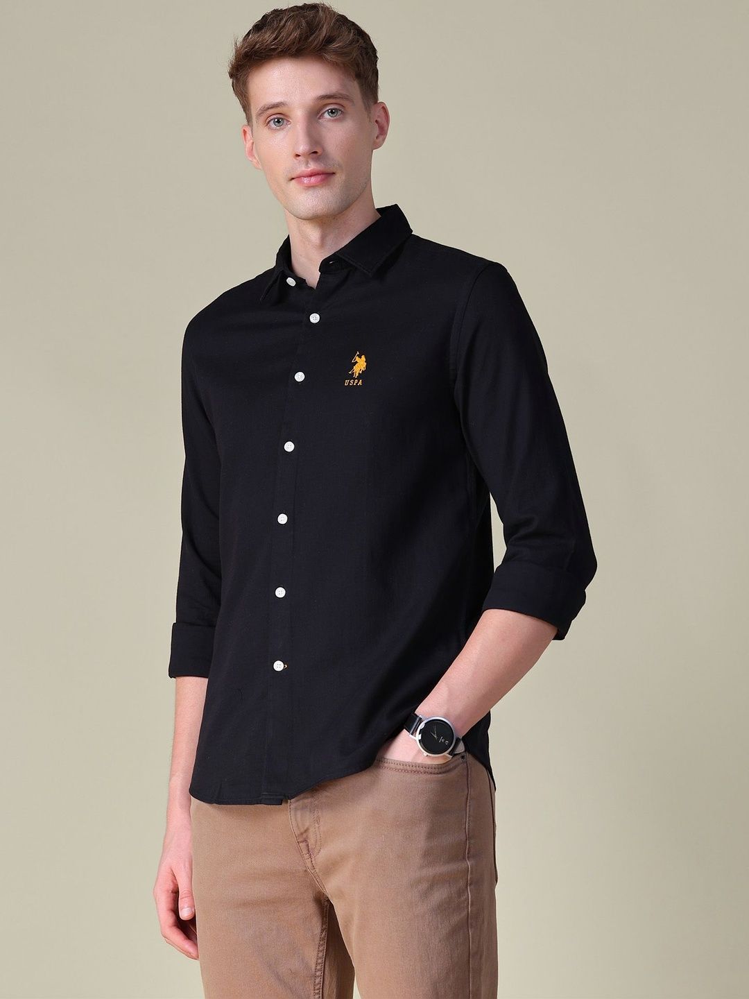 U.S. Polo Assn. Denim Co. Men Casual Shirt deal from myntra U.S. Polo Assn. Denim Co. Men Casual Shirt deal from myntra
