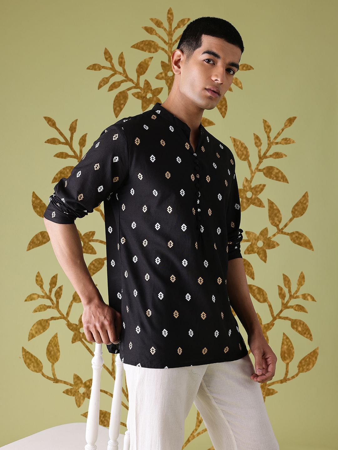 Anouk Pure Cotton Ethnic Motifs Printed Kurta-picture-27