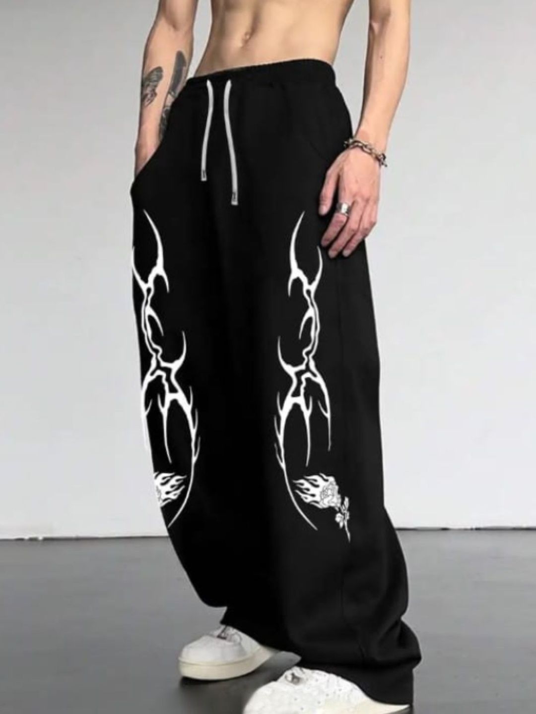 Deslizar Men Graphic Printed Relaxed Fit Track Pants-image-10