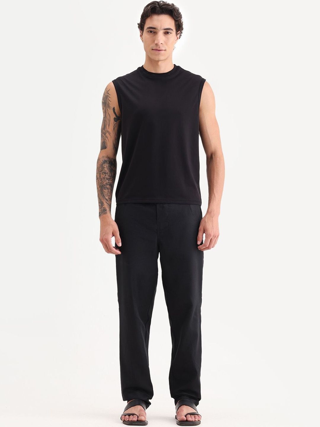 RARE RABBIT Men Mid-Rise Lounge Pants-picture-20