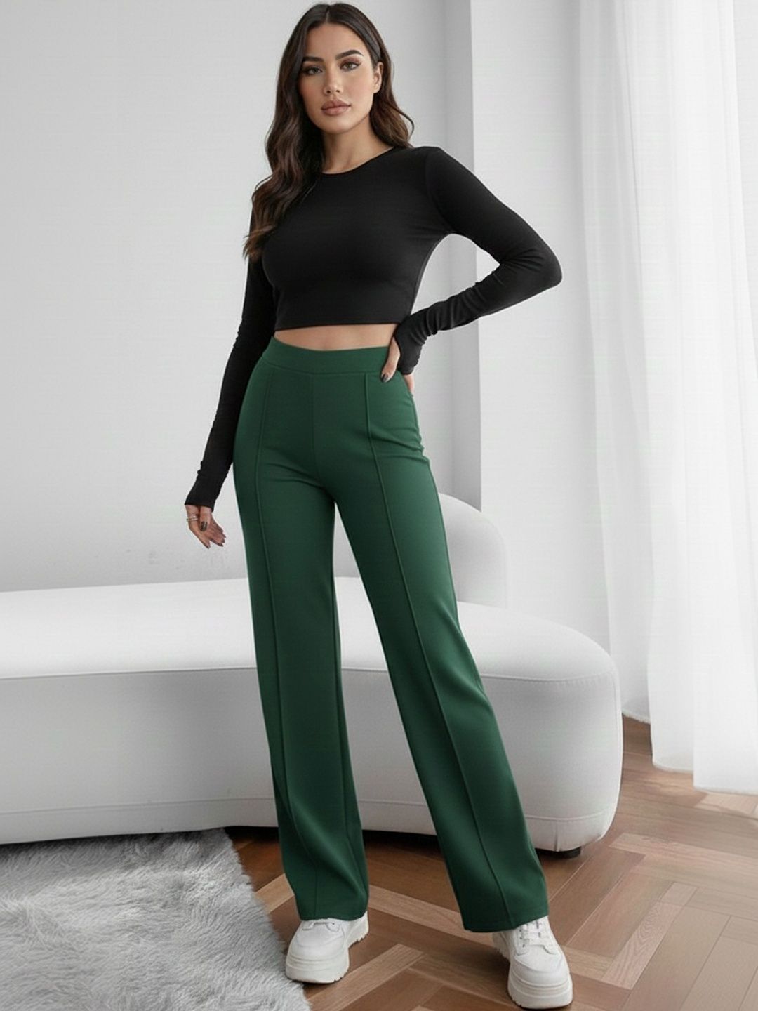 LECOWAR Women Trousers-picture-4