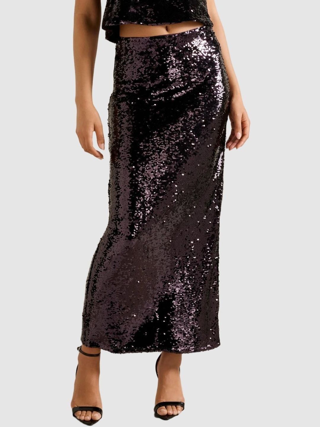 Forever New Embellished Midi Straight Skirts