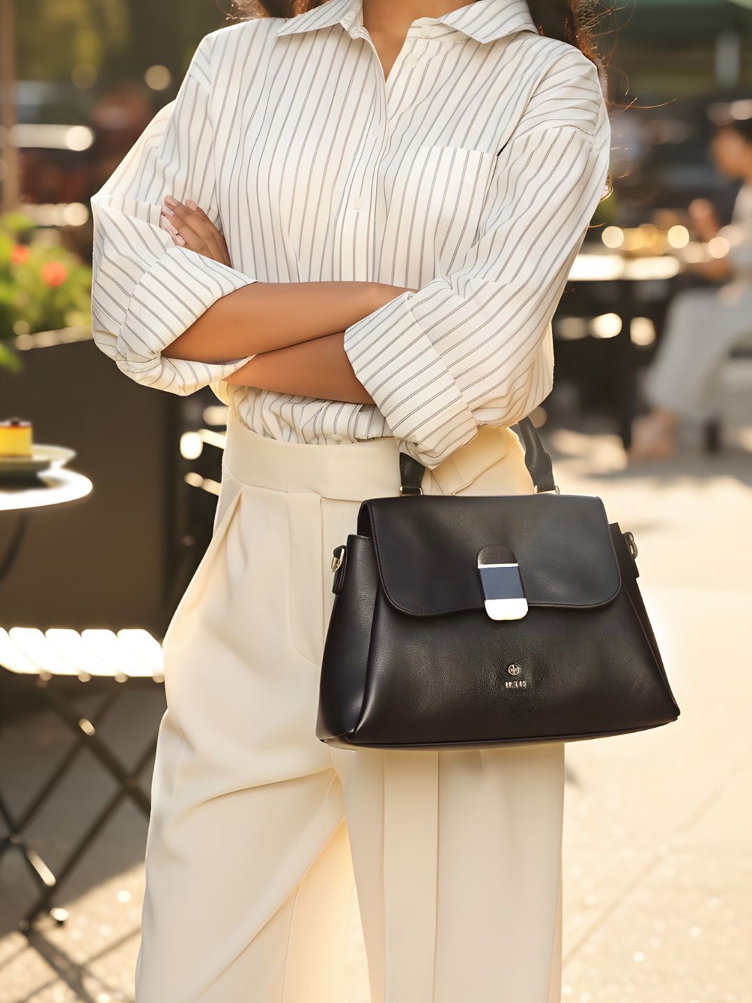 IRTH by House of Titan Solid Swagger Satchel