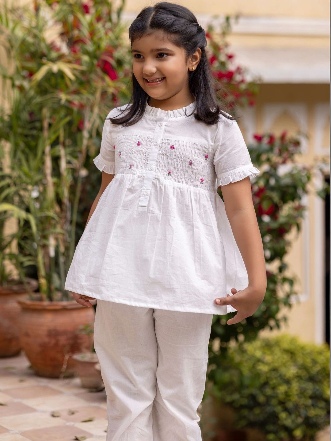 The Little Trunk Girls Printed Night suit-picture-34