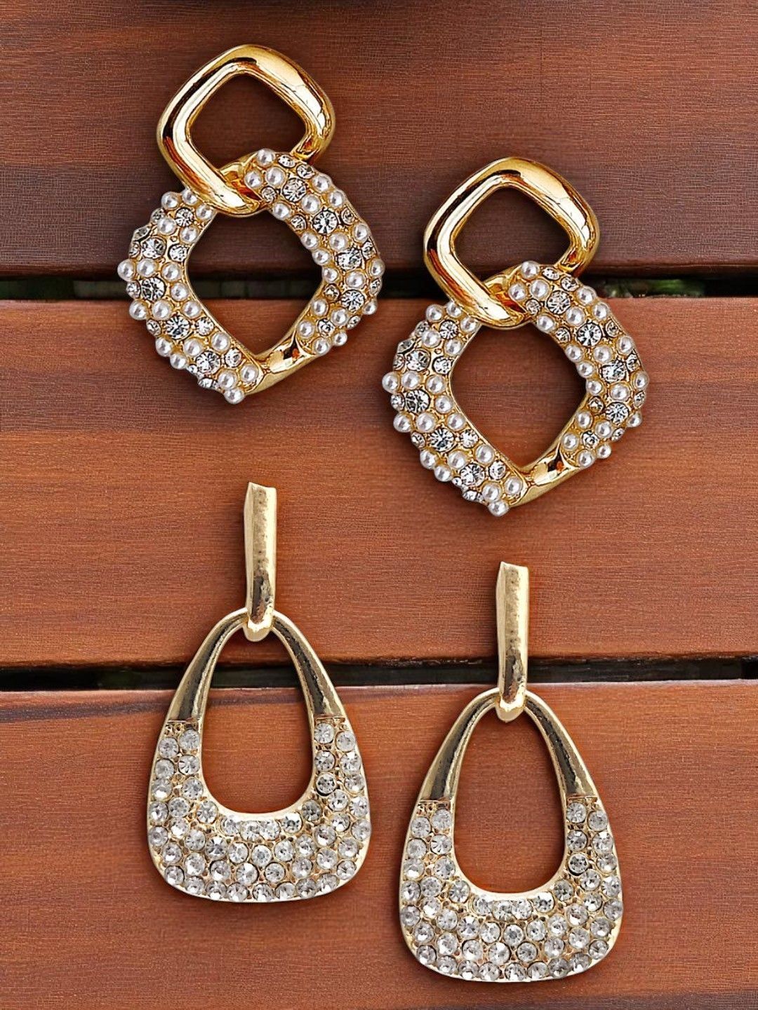 DressBerry Geometric Drop Earrings-picture-33