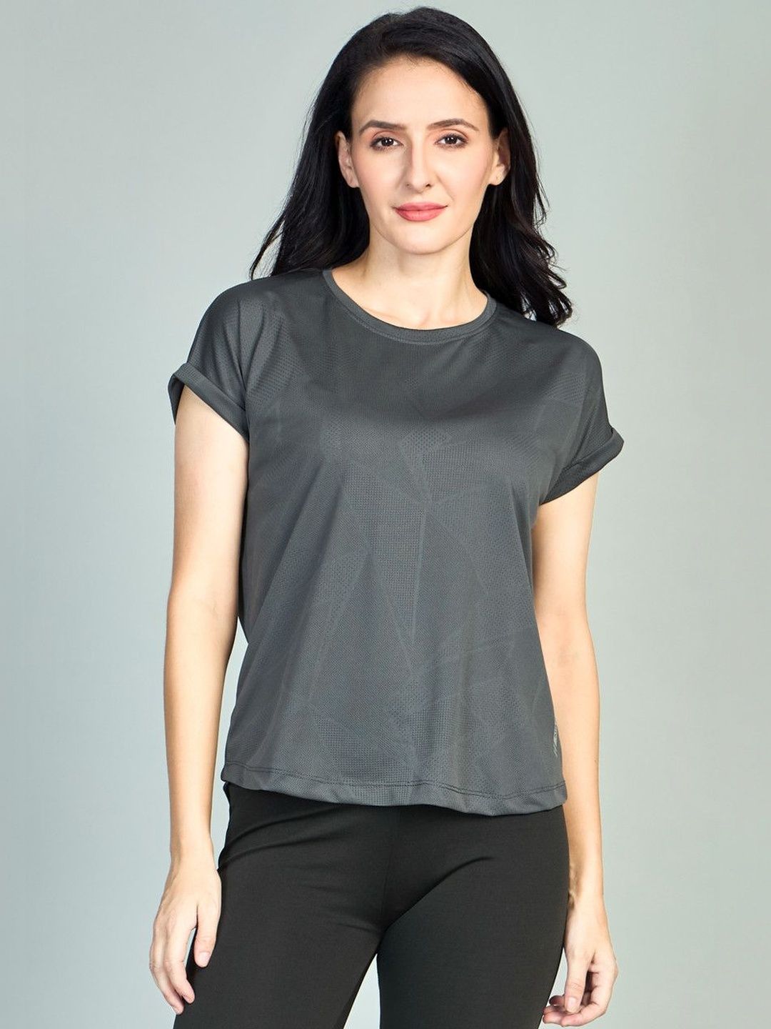 Moda Rapido Women Drop-Shoulder Sleeves T-shirt-picture-15