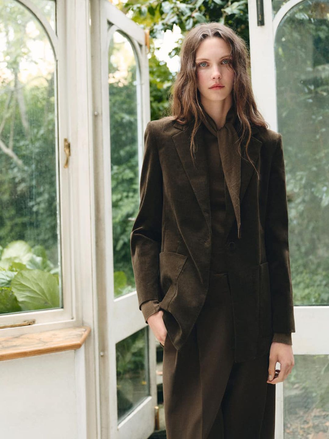 MANGO Velvet Notched Lapel Blazer-picture-36