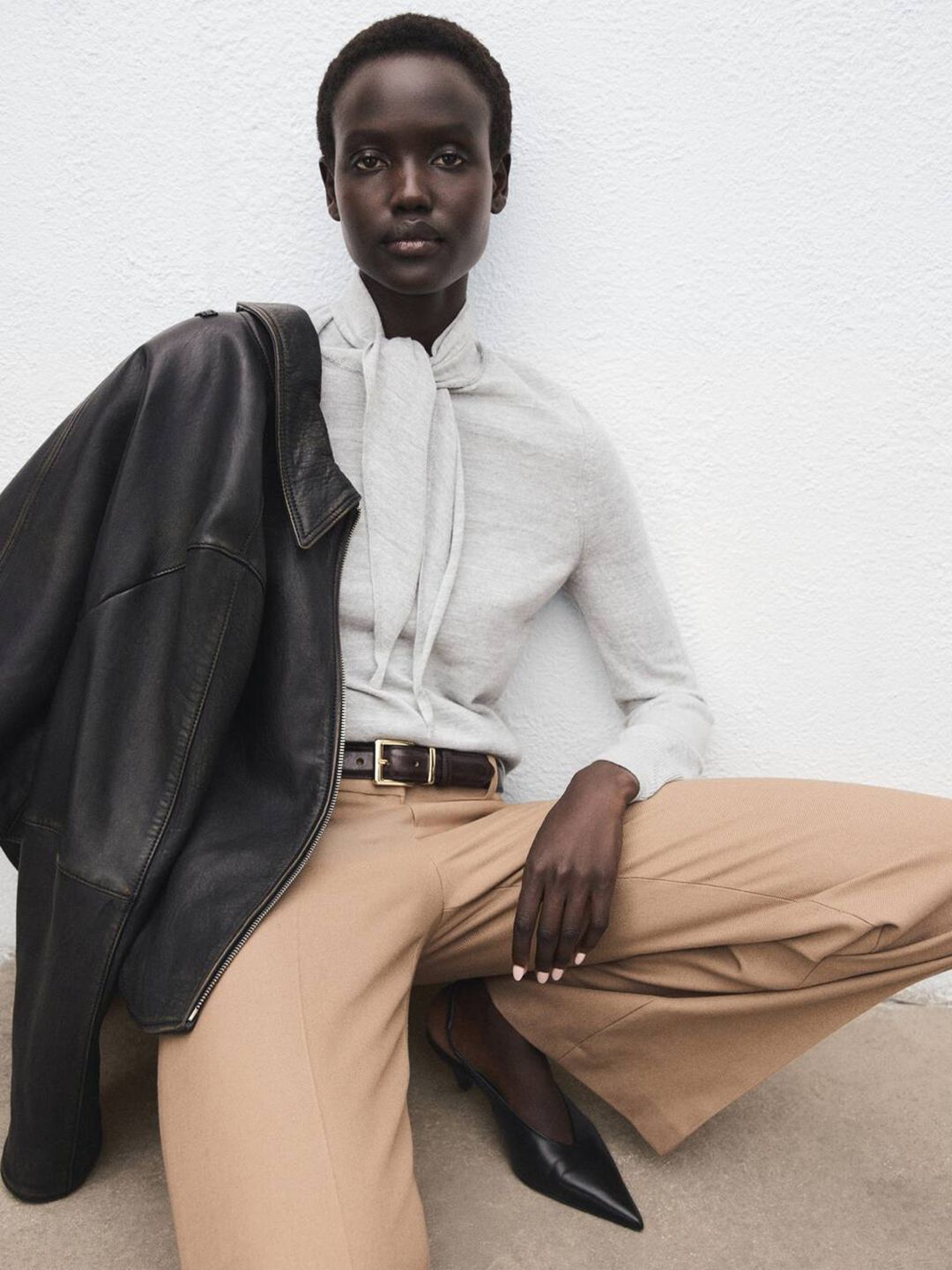 MANGO Turtleneck with Knot Detail Pullover-picture-35