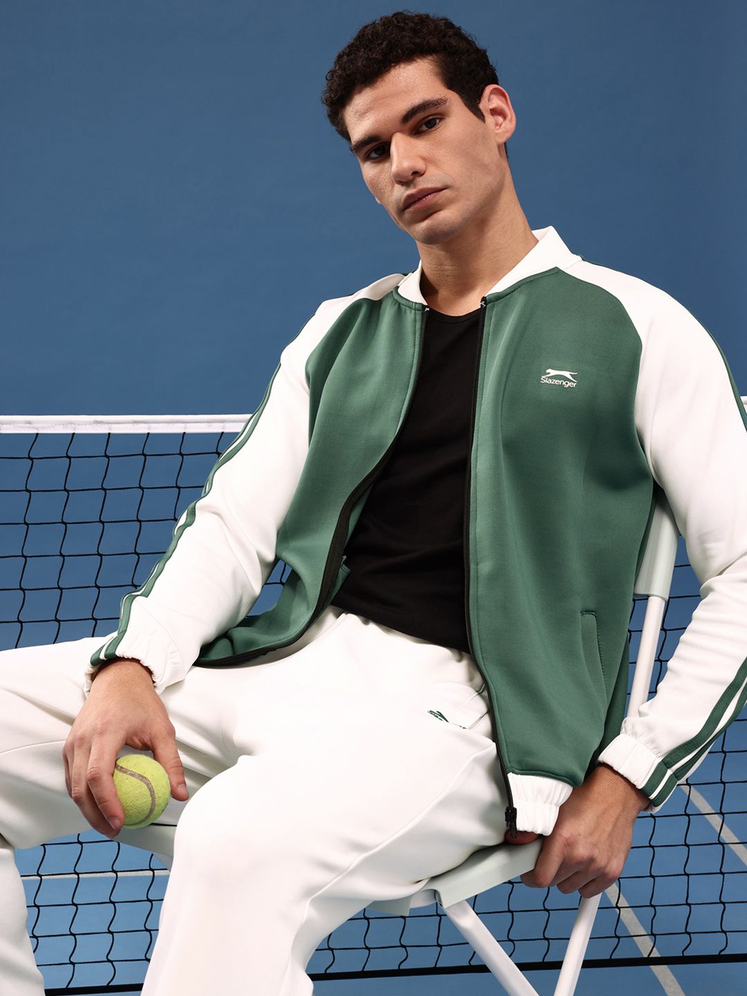 Slazenger Athleisure Colourblocked Jacket With Track Pants-picture-14
