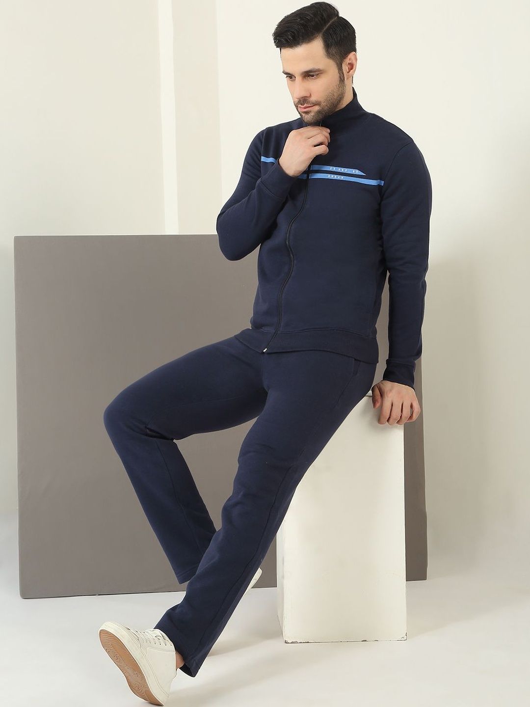Sweet Dreams Mock Neck Tracksuits-image-11