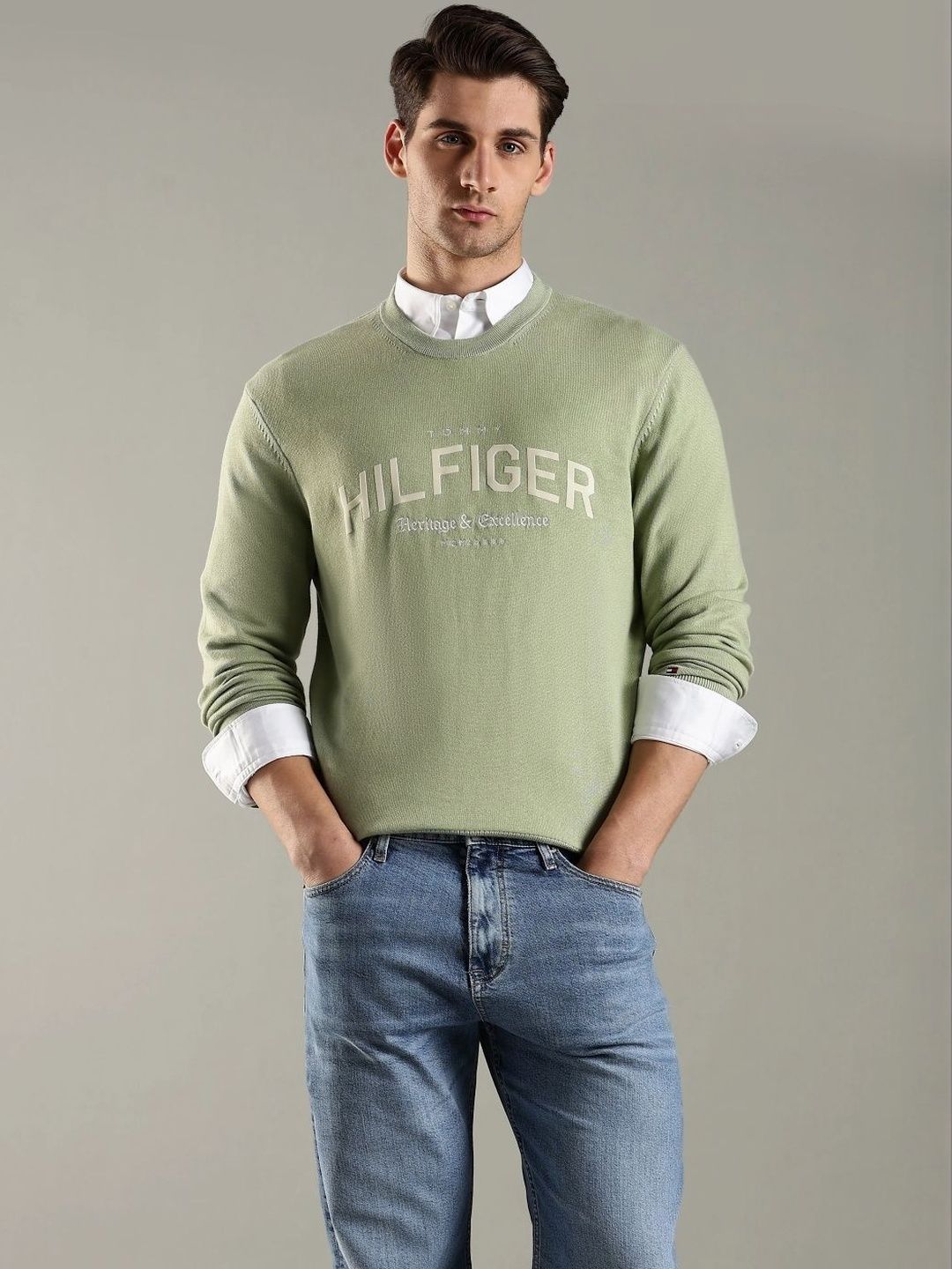 Tommy Hilfiger Men Pullover with Embroidered Detail-picture-31