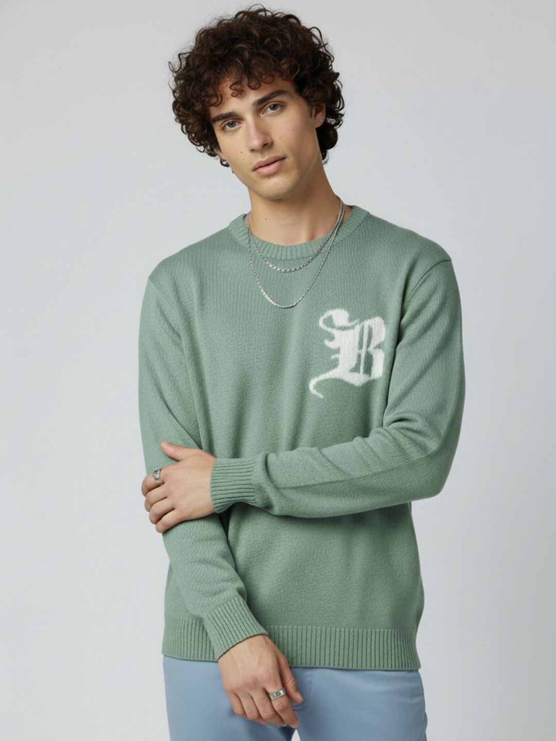 glitchez Typography Self Design Relaxed Fit Pullover-picture-14