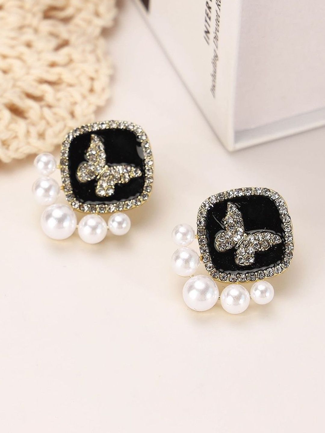 Celestique Geometric Studs Earrings-picture-41