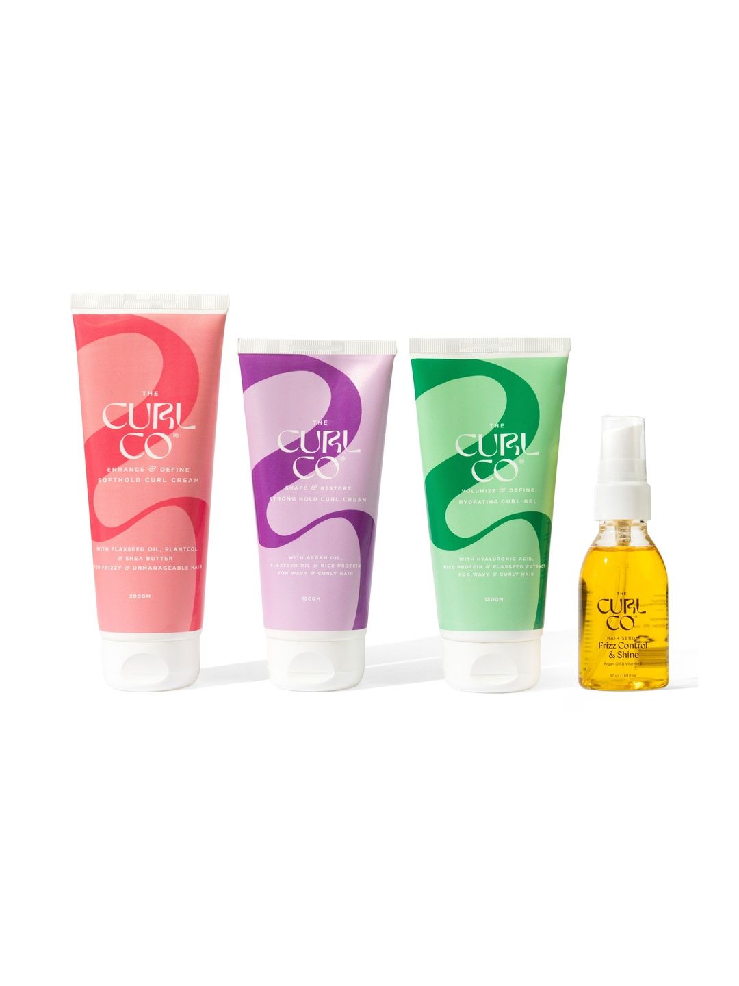 The Curl Co Set Of 4 Curl Cream- 200 ml - Cream-150 g- Cream- 150 g & Hair Serum- 50ml-image-39