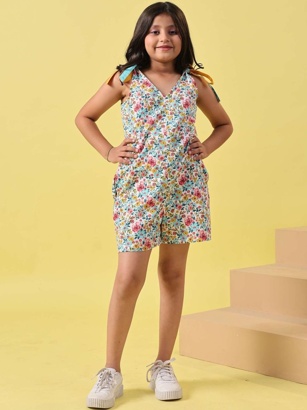 The Little Trunk Girls Printed Jumpsuit-picture-49