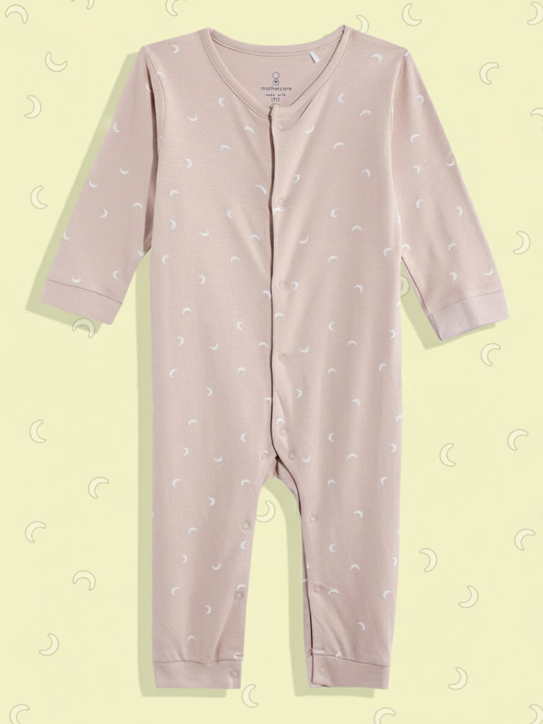 mothercare Infants Printed Pure Cotton Rompers