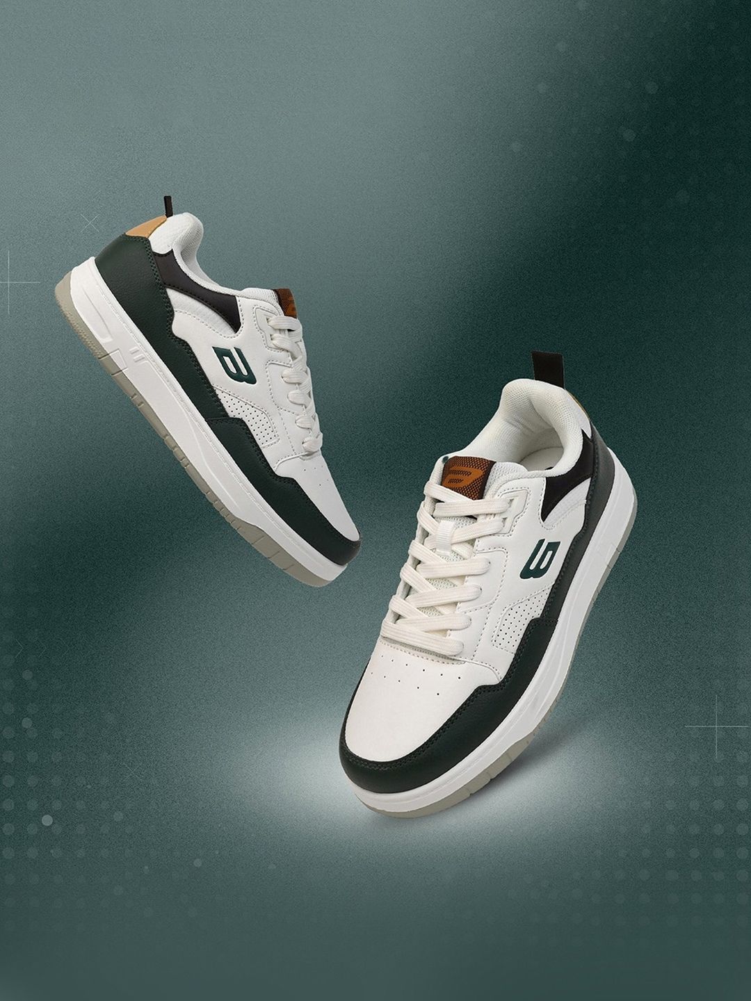 bond street by red tape Bond Street Men Colourblocked PU Sneakers-picture-26
