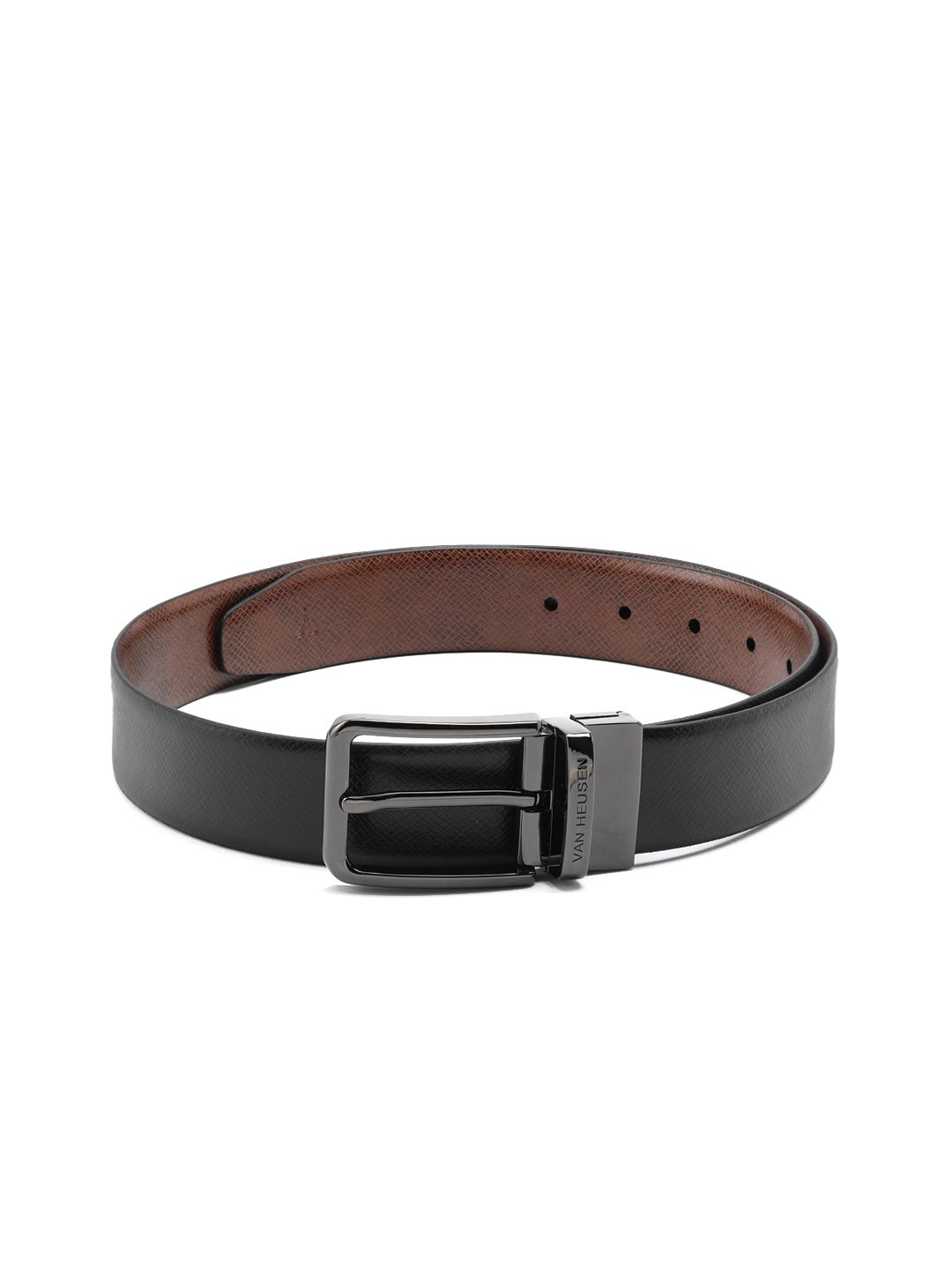 Van Heusen Men Textured Leather Reversible Formal Belt-picture-44
