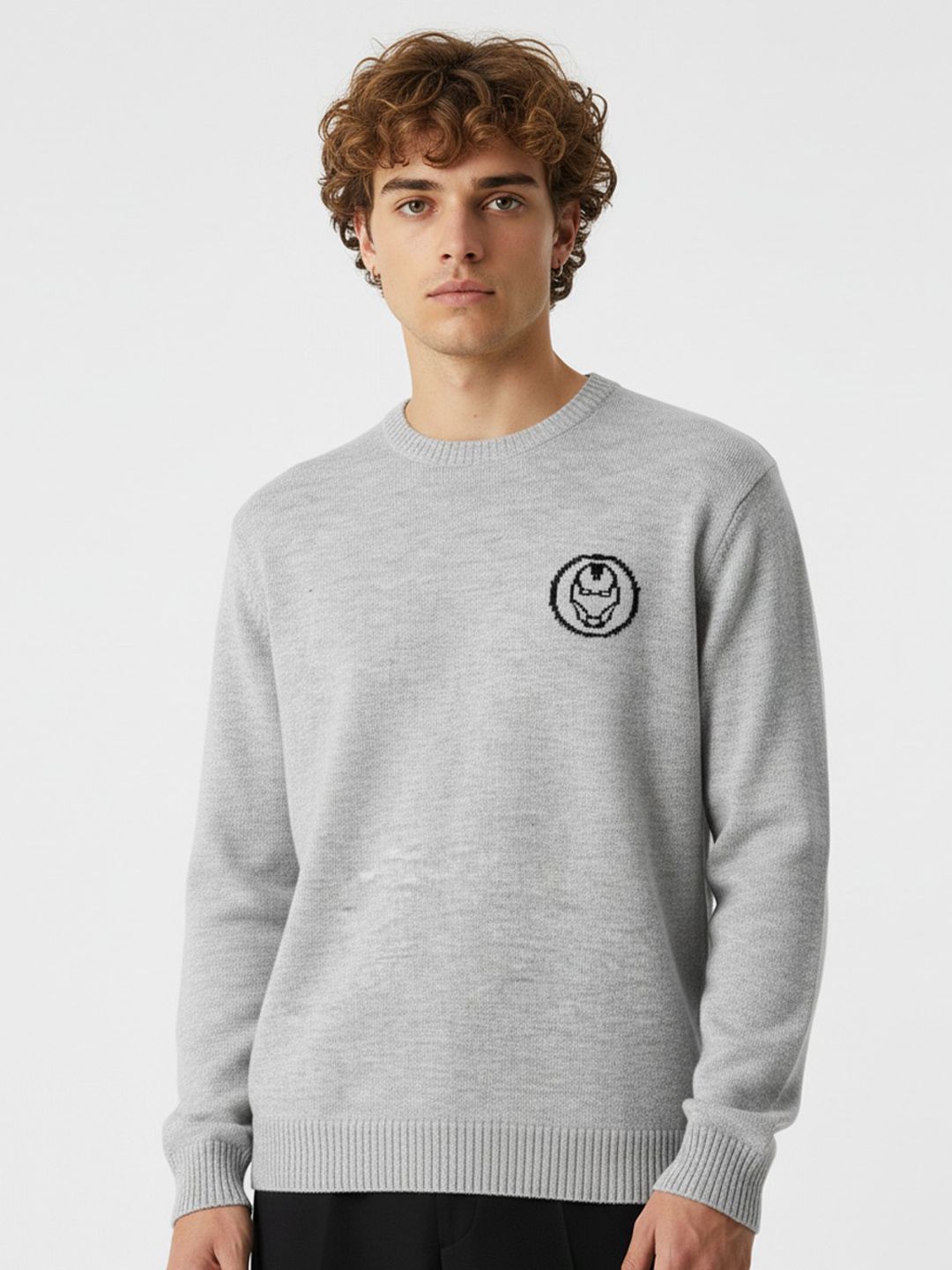 glitchez Iron Man Humour and Comic Relaxed Fit Pullover-picture-33