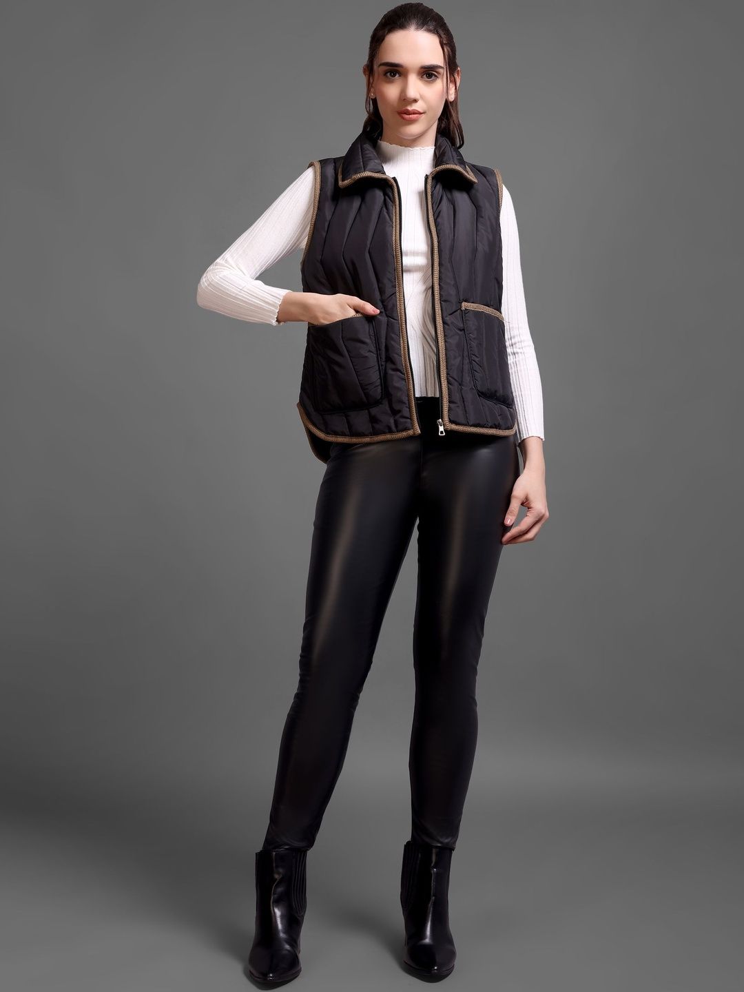 iki chic Women Lightweight Quilted Jacket-picture-35