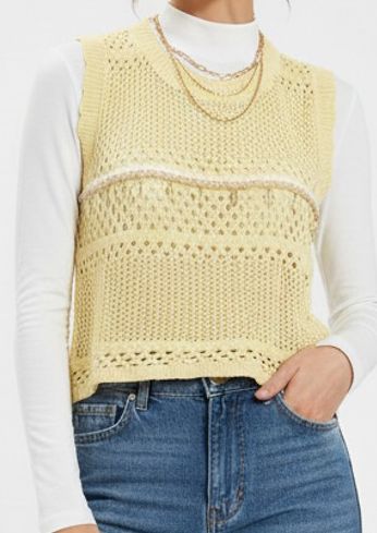 Buy Glitchez Self Designed Shell Embellished Knitted Sweater - Sweaters ...