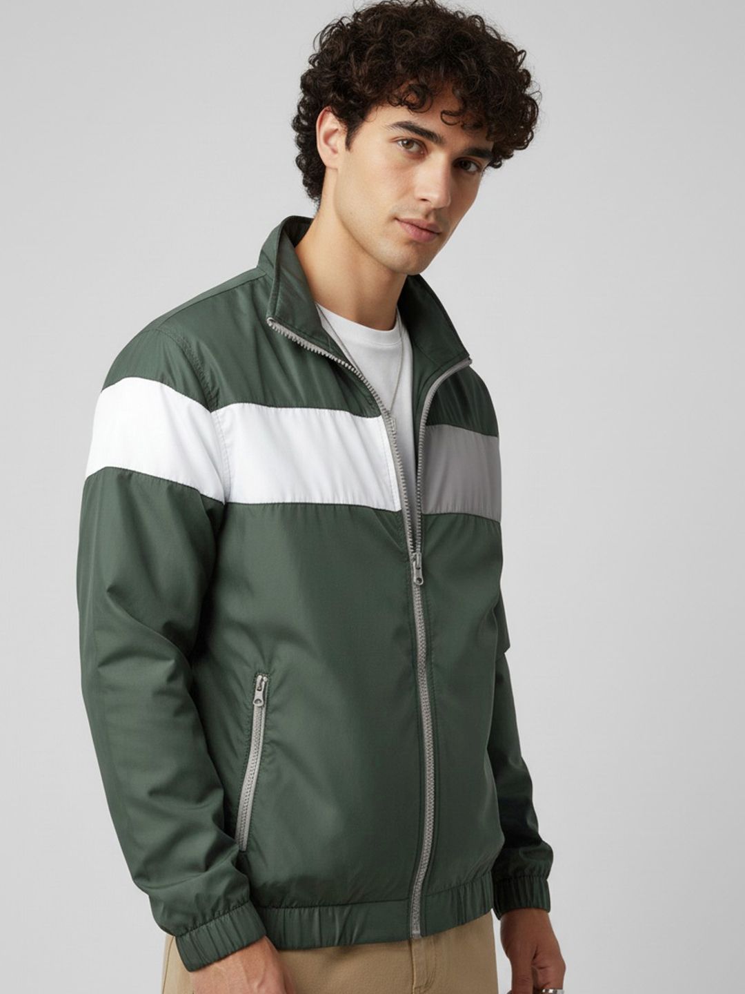 glitchez Colourblocked Tailored Jacket-picture-36