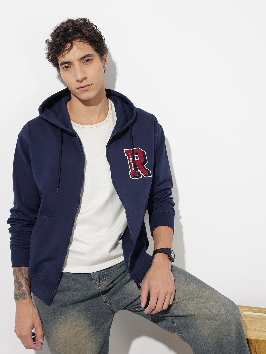 The Roadster Life Co. Hood Knitted Sweatshirt-picture-10