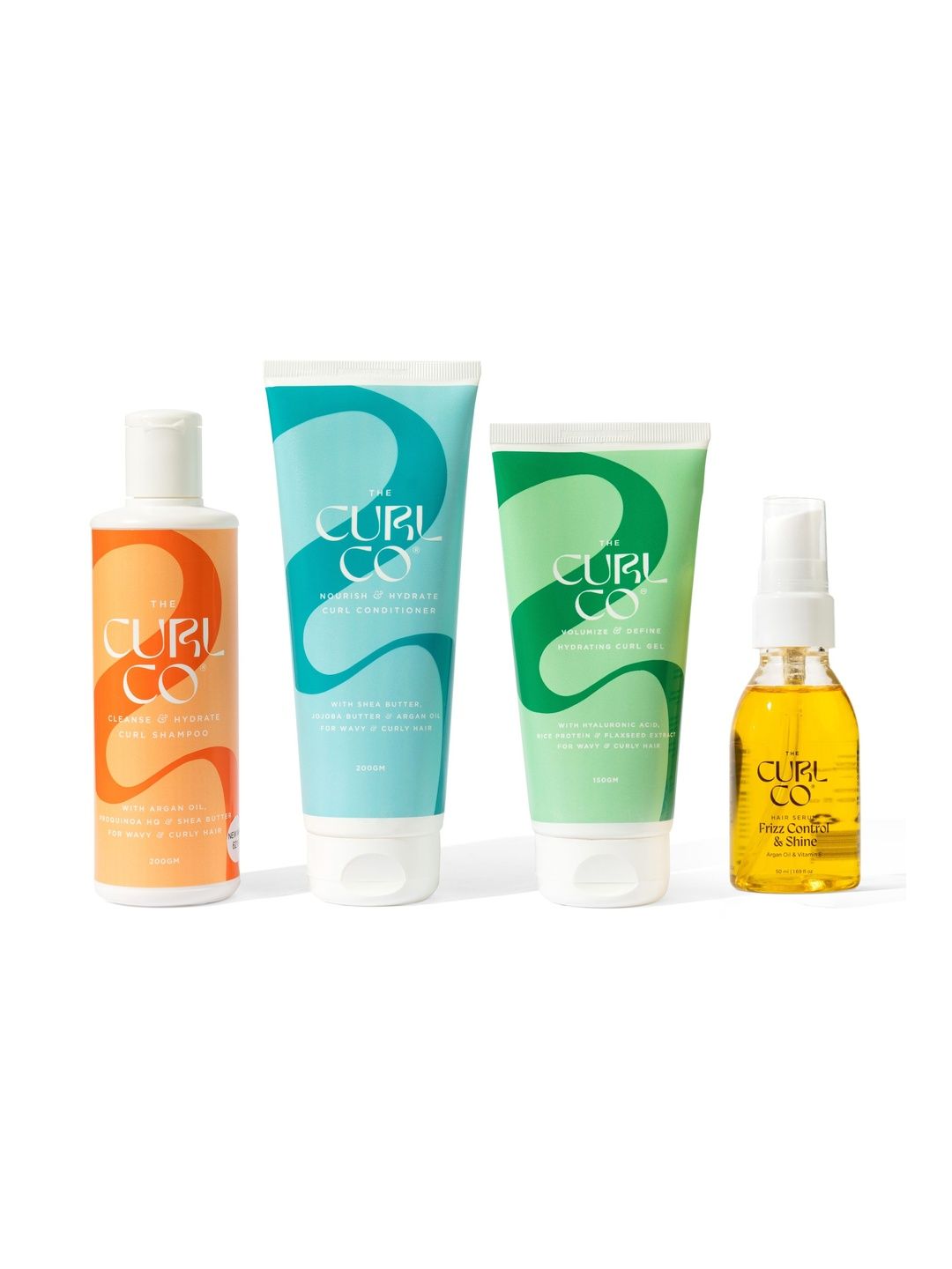 The Curl Co Set Of 4 Shampoo- 200 ml- Conditioner- 200 ml- Gel- 150 g & Hair Serum- 50 ml-image-42