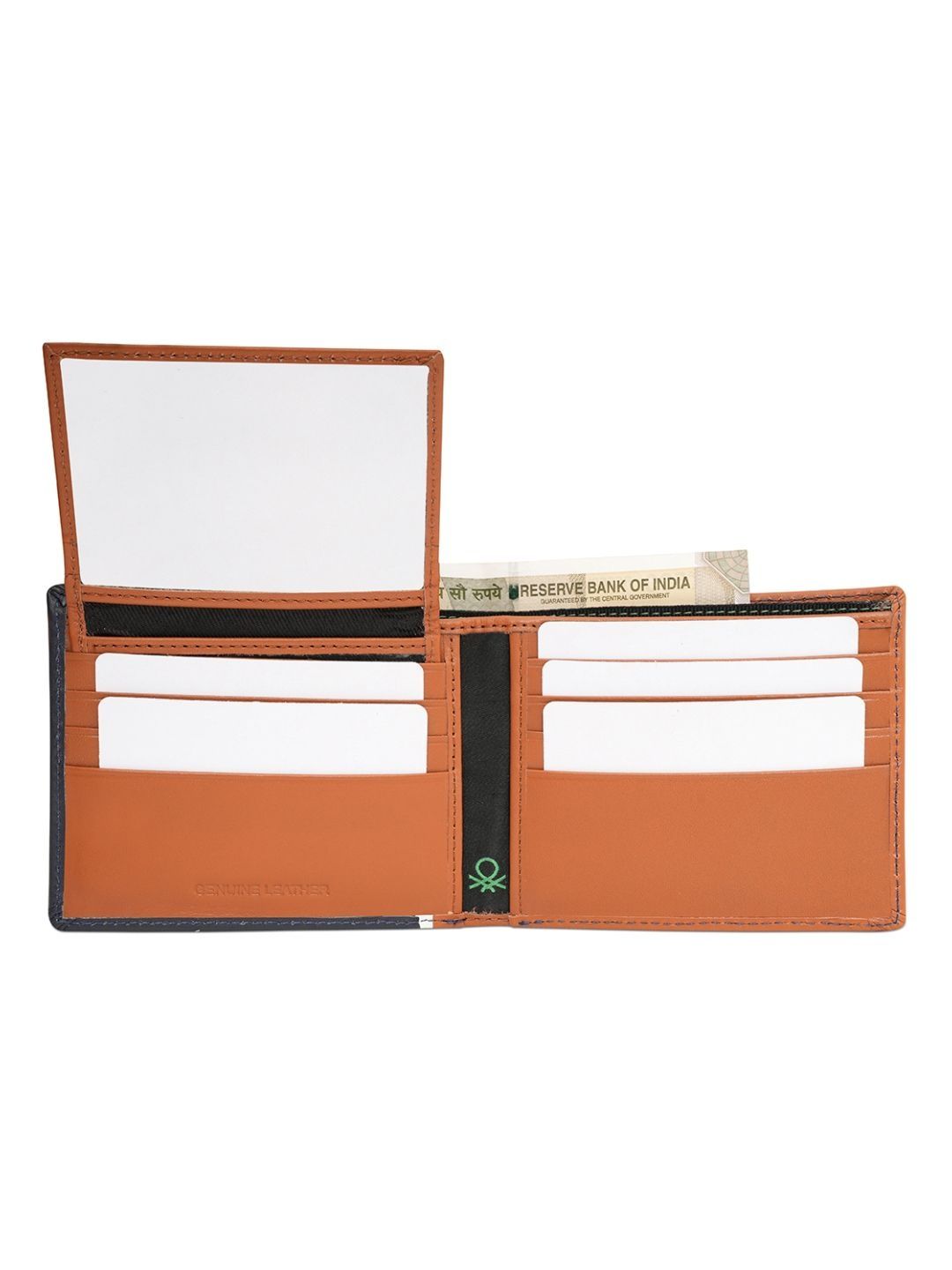 United Colors of Benetton Men Colourblocked Leather Two Fold Wallet-image-32