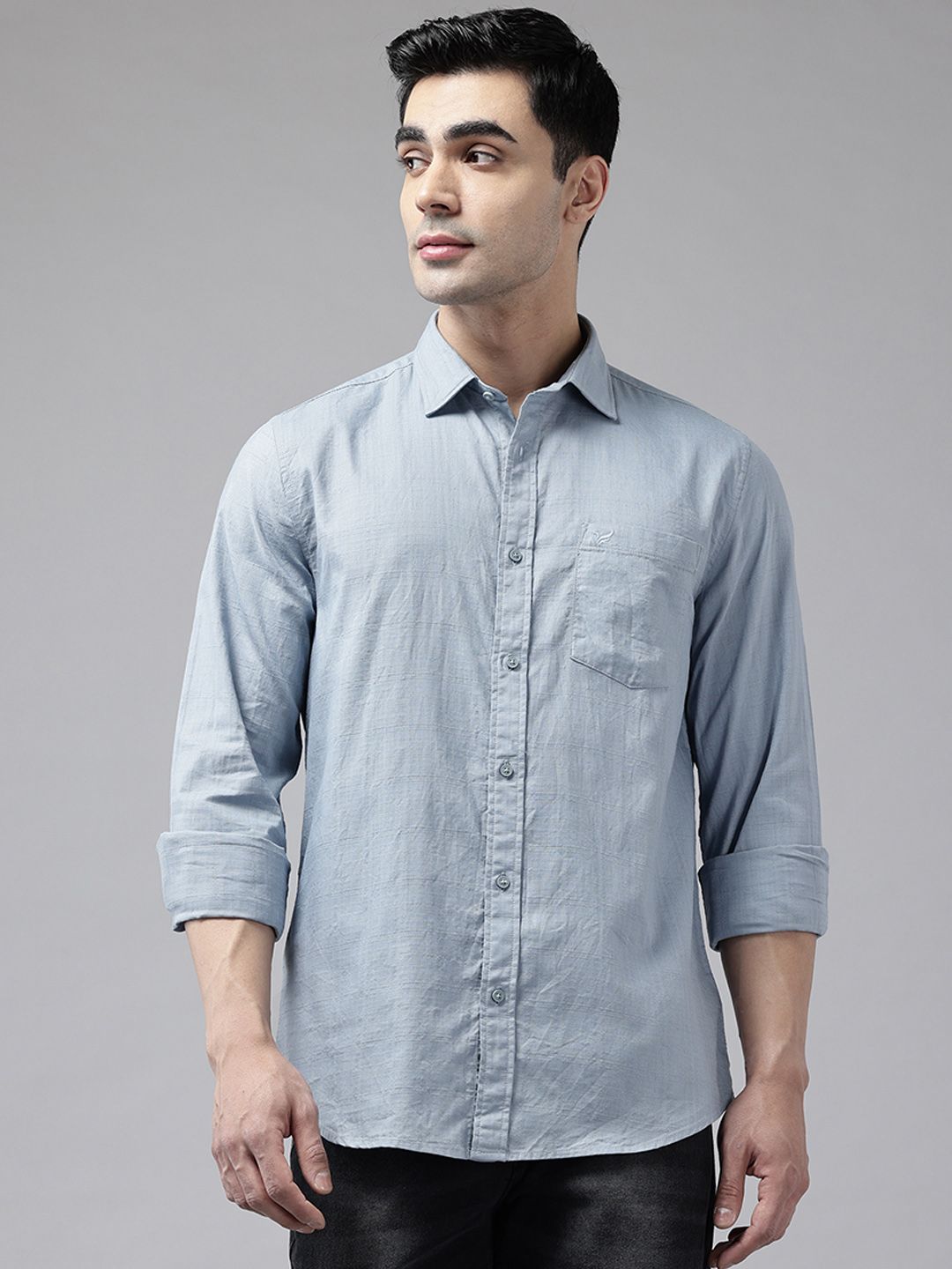 Blackberrys Cotton Slim Fit Casual Shirt