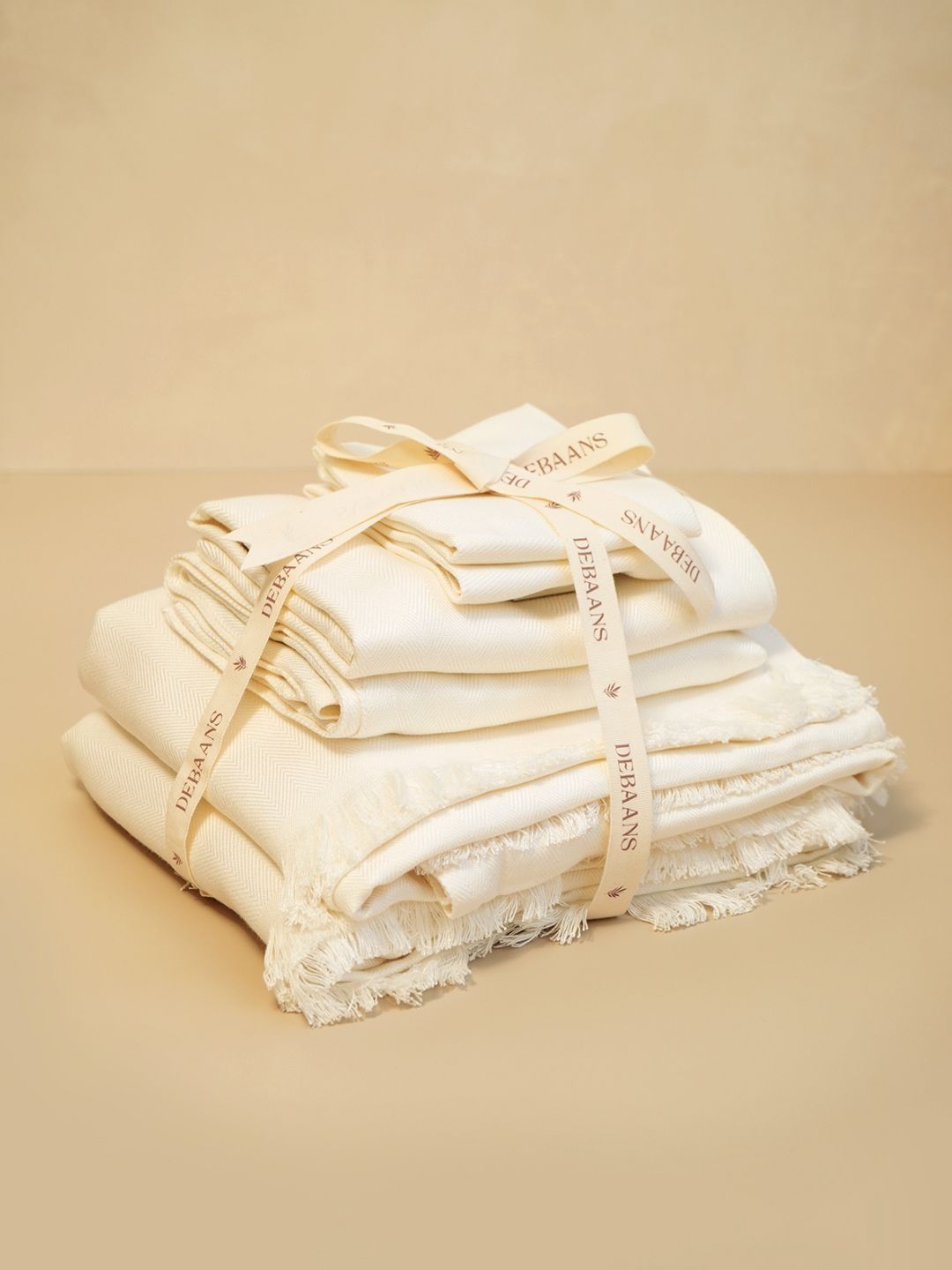 DEBAANS White Other 250 GSM Towel Set-image-27