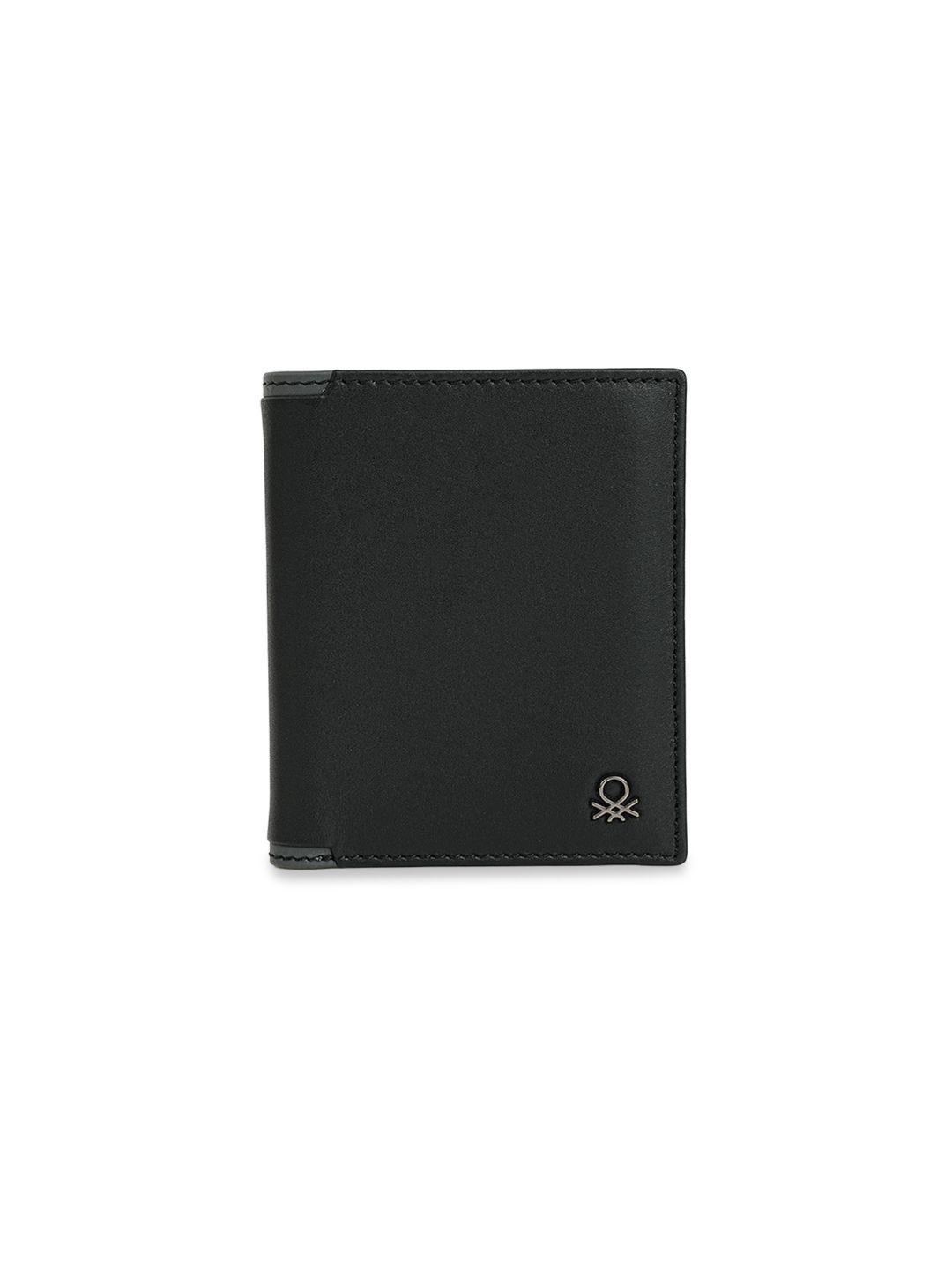 United Colors of Benetton Men Leather Two Fold Wallet-image-34