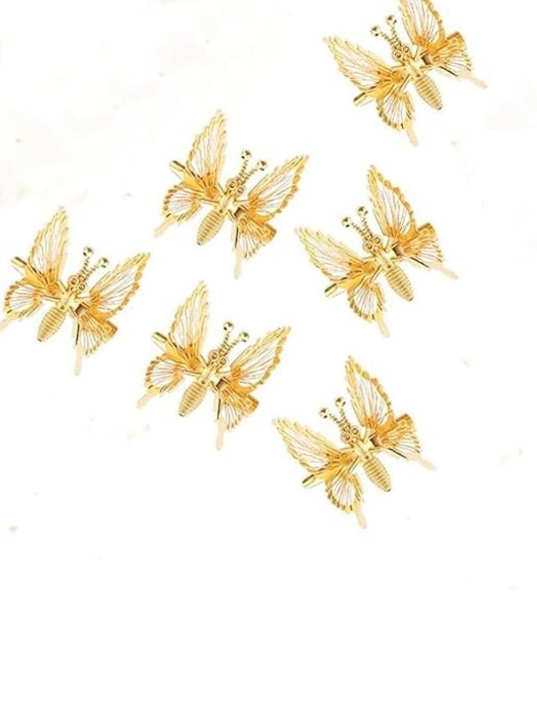 DN Creation Women Set of 6 Embellished Alligator Hair Clip-picture-23